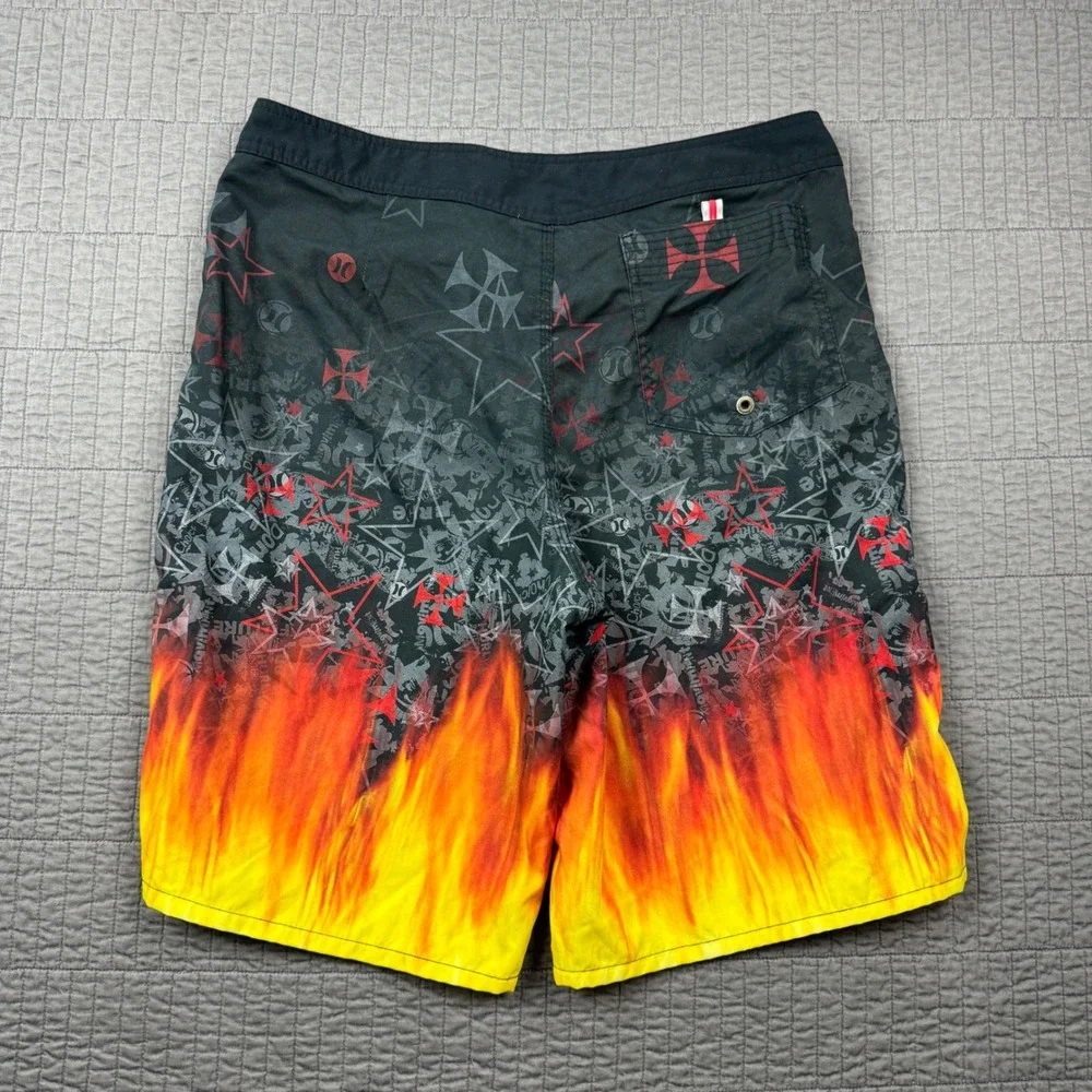 Y2K Hurley Mens 36 Board Shorts 11